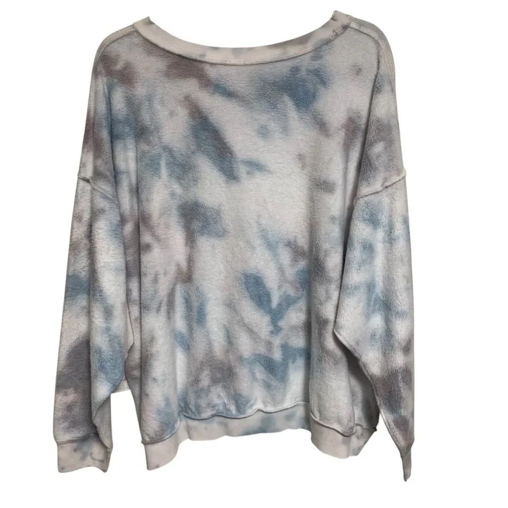 Free people size xs Sweatshirt ocean colorway - Picture 2 of 7